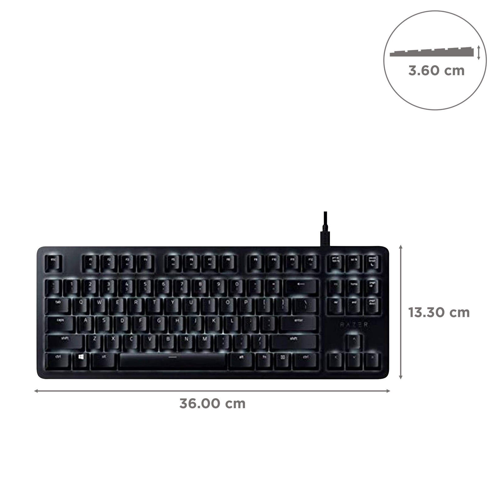 Buy RAZER BlackWidow Lite Wired Gaming Keyboard (Orange Mechanical 